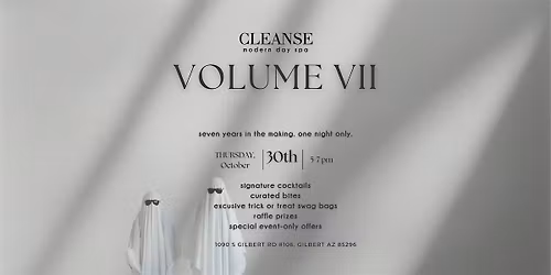 Cleanse  Modern Day Spa 7th Anniversary Party