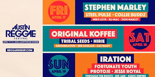 Austin Reggae Festival 2026