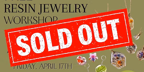 Free Resin Jewelry Workshop