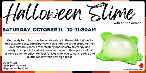 Halloween Slime Workshop