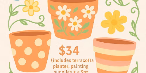 \u2728 Paint & Pour: Spring Planters \u2728