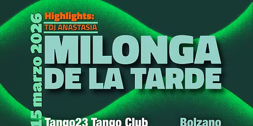 Milonga de la tarde! Tdj Anastasia