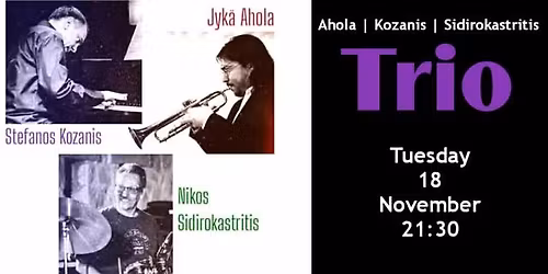 Ahola\/Kozanis\/SidirokastritisTrio live at Spiti Art Bar