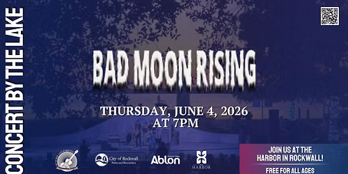 Concert by the Lake - Bad Moon Rising