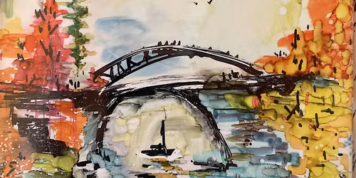 Let it Flow \u2014 Flora Nahar\u2019s luminous fluid-ink solo art exhibition