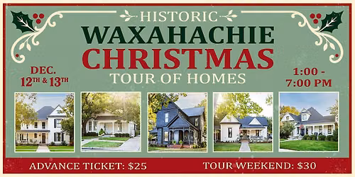 2026 Historic Waxahachie Christmas Tour of Homes