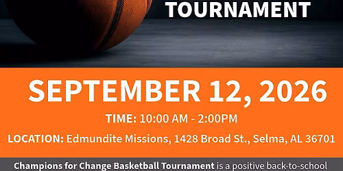 Champions  for Change  Basketball  Tournament