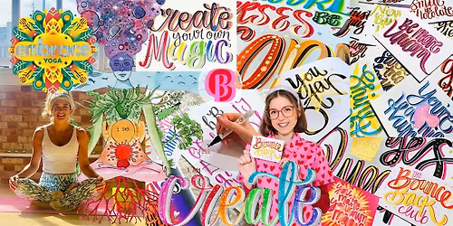 Chakra Yoga and Artfirmation Hand-Lettering workshop