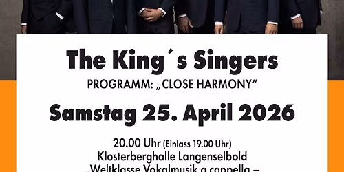 11. Langenselbolder Chorfestival mit The King's Singers