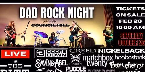 Dad Rock Night at Fox Theatre - Hays