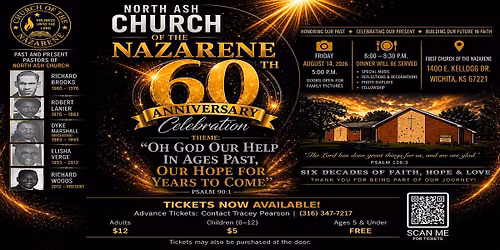 North Ash Church of the Nazarene 60th Anniversary Celebration