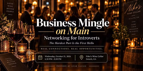10\/21\/2026 - Business Mingle on Main: Networking for Introverts