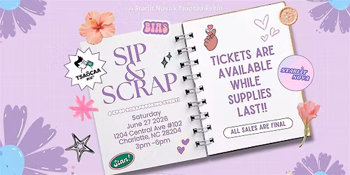 Sip and Scrap: A Kpop Scrapbooking Event