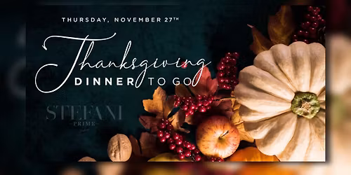 Thanksgiving Dinner To Go