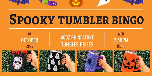 SPOOKY TUMBLER BINGO! \ud83d\udc7b\ud83c\udf83
