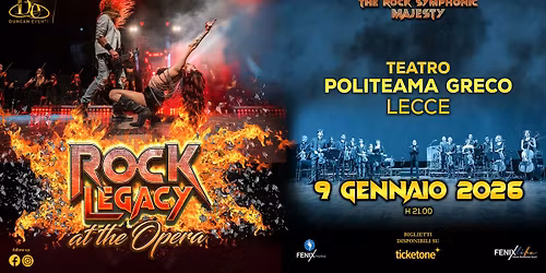 ROCK Legacy At The Opera - Lecce - Politeama Greco - 9 Gennaio