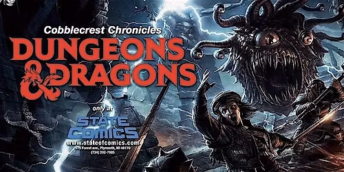 Cobblecrest Dungeons & Dragons (2025 5e) Session  for 7th level characters