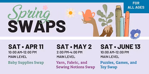 Spring Swaps at Burlingame Library