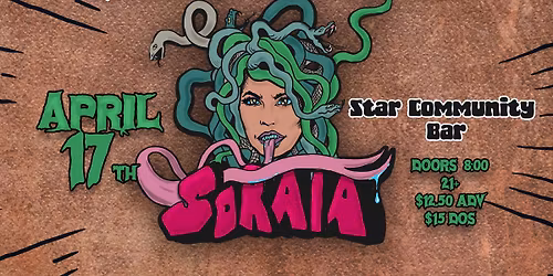 Soraia @ Star Community Bar w\/ Dirty Holly & Solid State Radio