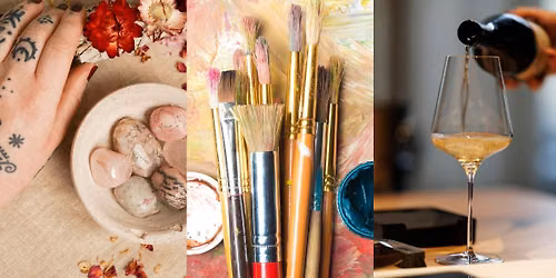 Crystals, Creativity & Cocktails: "Manifest Your Goddess Self" Paint & Sip
