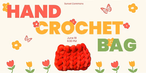 Hand Crochet Your Own Red Bag