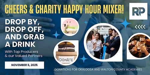 Emerald Coast Real Producers Cheers & Charity Happy Hour Mixer!
