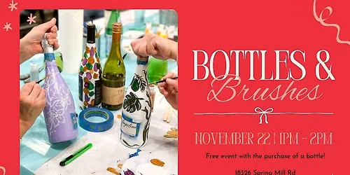 Bottles & Brushes at Urban Apples