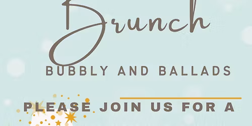 Bubbly and brunch sing a long