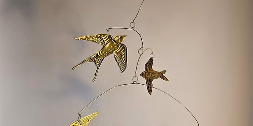 Tin Embossing: Swallow Hanging Mobile