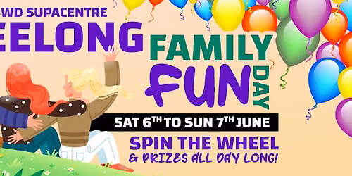 \ud83c\udf89\ud83e\udd73GEELONG'S FAMILY FUN WEEKEND! \ud83e\udd73\ud83c\udf89