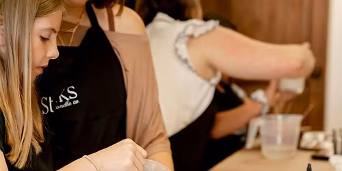 Sip Blend Glow at Postino, A Friendsgiving Candle Making Experience