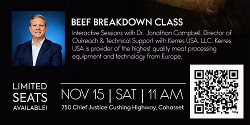 Teodora's Beef Breakdown Butcher Class