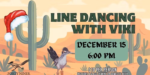 Line dancing at Forty Niner