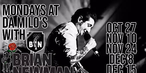 Monday Jazz with Brian Newman at Da Milio