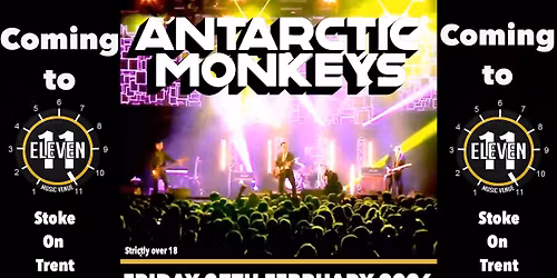 Antarctic Monkeys live at Eleven Stoke