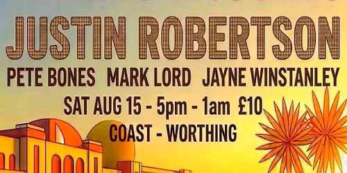 Warm Your Cockles Presents........ JUSTIN ROBERTSON