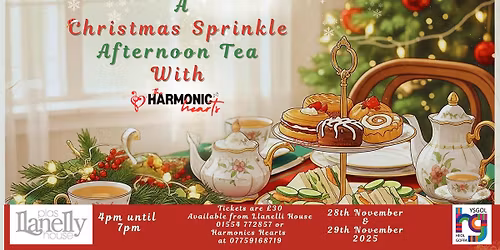 A Christmas Sprinkle Afternoon Tea with The Harmonic Hearts