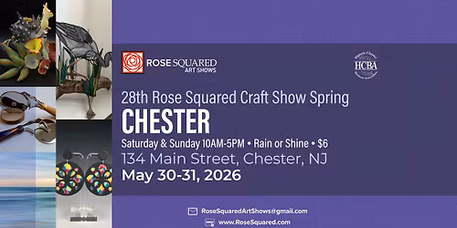 28th Annual Rose Squared Spring Chester Craft Show