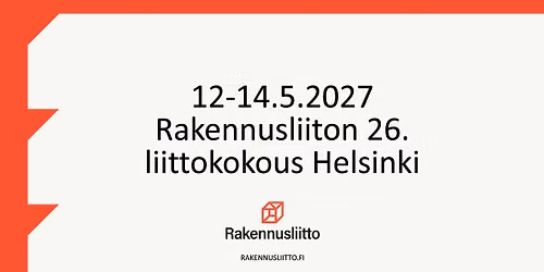 Rakennusliiton 26. liittokokous