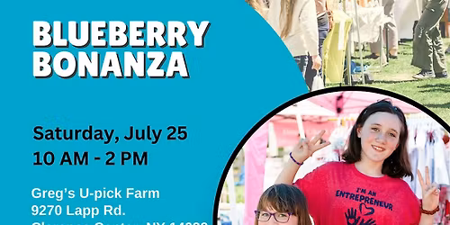 Kids Market at Blueberry Bonanza at Greg's U-Pick Farm