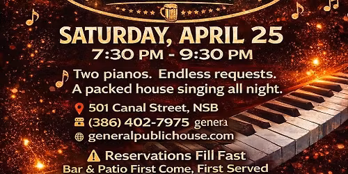Dueling Pianos at The General Public House