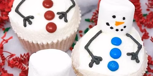 Melting Snowman Cupcakes