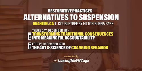 Alternatives To Suspension (Anaheim)