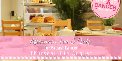 Afternoon Tea & Quiz for Breast Cancer Awareness