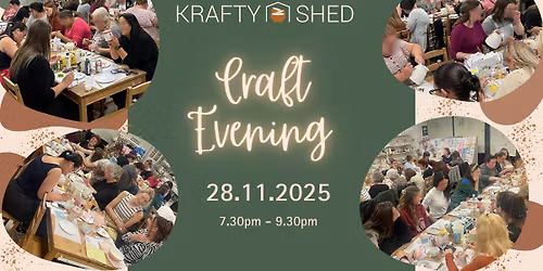 Grown Ups Craft Evening 28th November 2025 