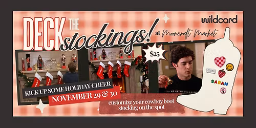 Deck the Stockings: Design Your Own Custom Stocking