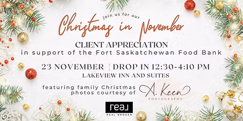 FREE Christmas in November Client Appreciation Event - Tom Allison