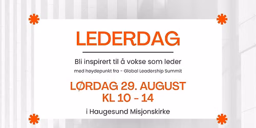 Inspirasjonsdag for ledere