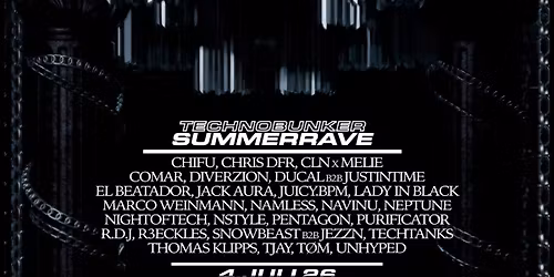 Techno Bunker Summer Rave