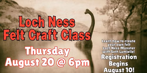LOCH NESS FELT CRAFT CLASS